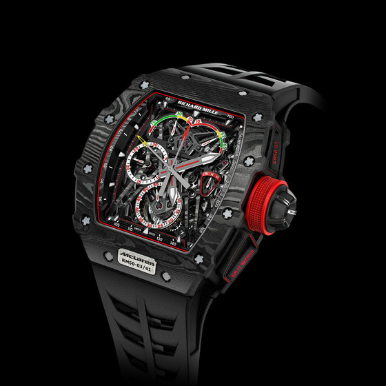 Replica Richard Mille RM 50-03 TOURBILLON SPLIT SECS CHRONOGRAPH ULTRALIGHT MCLAREN F1 watch Swiss movement